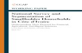 National Survey and Segmentation of Smallholder …...questionnaires and/or this document, in particular the representatives of ADVANS, Agence Française de Développement (AFD), Barry