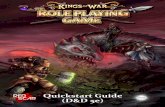 Quickstart Guide (D&D 5e) · 2019-08-29 · and dwarf into the countless bloody battles of the God War. The seemingly endless war waged for centuries, ... Republic of Primovantor