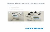 ACCU-CAL 50-LED User Guide - Dymax Corporation · 2019-03-15 · Dymax ACCU-CAL™ 50-LED User Guide . ... Dymax is willing to assist users in their performance testing and evaluation