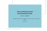 INTRODUCTION - Sam Houston State University€¦ · Web view8 Family and Consumer Sciences Internship Handbook 8 8 Family and Consumer Sciences Internship Handbook Family and Consumer
