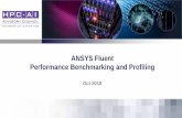 ANSYS Fluent Performance Benchmarking and Profiling€¦ · ANSYS Fluent Summary • Fluent performance testing over AMD EYPC based platform – An average of 88% scaling was achieved