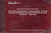 SINGAPORE UNDER THE JAPANESE OCCUPATION · The Japanese saw the learning of the Japanese language as central in inculcating the Nippon Spirit and culture among the people of Singapore.