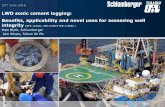 LWD sonic cement logging: Benefits, applicability …...2016/07/05  · London Petrophysical Society –23rd June 2016 Slide 1 LWD sonic cement logging: Benefits, applicability and