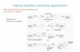 Semiconductor Optical Amplifiers - Concordia Universityusers.encs.concordia.ca/~mojtaba/Optical Amplifiers.pdf · 2016-06-09 · Semiconductor Optical Amplifiers There are two types