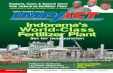 PRINT - FEPSAN Nigeria · 'The Ammonia plant has KBR's purifier Ammonia Process Technology. KBR is the leading global technology service provider, The Urea plant has Toyo's Urea Synthesis