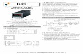 K49 - Transfer Multisort Elektronik€¦ · Ascon Tecnologic - K49 Line - ENGINEERING MANUAL -Vr. 09 - PAG. 3 2.3 Outputs Safety notes: • To avoid electrical shocks, connect power