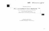 ALLEGRETTO WAVE TM - Food and Drug ... WaveLight' Addendum ALLEGRETTO WAVE TMScanning Spot LASIK Laser