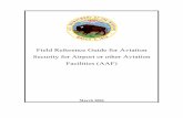 Field Reference Guide for Aviation Security for Airport or other Aviation Facilities … · 2015-06-17 · Field Reference Guide for Aviation Security for Airport or other Aviation