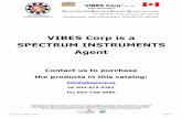 VIBES Corp is a SPECTRUM INSTRUMENTS Agent · 2019-05-10 · STD-3300 2-CHANNEL ANALYZER The choice of professionals: Ultimate functionality and reliability STD-3300 is a powerful
