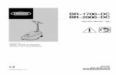 BR-1700-DC / BR-2000-DC Operator Manual...EN OPERATION 4 Tennant BR--1700--DC / BR--2000--DC (04--10) SAFETY PRECAUTIONS This machine is intended for commercial use only. It is designed