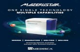 ONE SINGLE TECHNOLOGY - MEDISCA · 2017-04-12 · | 1.800.932.1039 6 4 NEW! MELTING EFFECTIVENESS (GELATIN GUM) The Mazerustar mixer also offers a simplified and more efficient way
