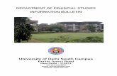 University of Delhi South Campus - Department of Financial ...mfc.edu/wp-content/uploads/downloads/INFORMATION BULLETIN.pdf · University of Delhi South Campus Benito Juarez Road