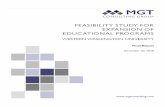 FEASIBILITY STUDY FOR EXPANSION OF EDUCATIONAL … Feasibility Study... · Feasibility Study for the Expansion of Educational Programs ... degree and certificate programs in partnership