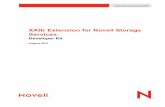 NDK: XAttr Extension for NSS - Novell€¦ · About This Guide 5 About This Guide XAttr Extension for Novell® Storage Services™ (NSS) makes it easy to back up and restore the NSS