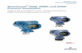 Rosemount 2088, 2090F, and 2090P Pressure Transmitter · complete welding instructions (document number 00809-0100-4690). Improper installation may result in weld spud distortion.