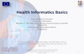Health Informatics Basics · 2018-07-19 · Public, Consumer and Population Health Informatics • Public Health informatics is the field that optimizes the use of information to