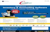 Most Advance Inventory & Accounting Softwaremarg.rightclicksol.in/files/marg-counter-software-brochure.pdf · Pending DR / CR & Replacement Notes Auto Barcode / Label Printing from