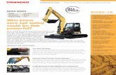 56.9 hp Digging Depth Who knew zero tail swing ... - YANMAR introduced the world’s first zero tail swing excavator in 1993. Today, our true zero tail swing technology means no part