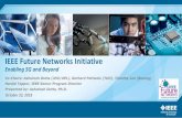 IEEE Future Networks Initiative · Introduction Goals/Objectives Foster collaboration and connect technical & business communities to IEEE 5G experts and resources Be the catalyst