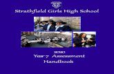 Strathfield Girls High School...prepare you for the next stage of your learning at Strathfield Girls High School. The purpose of this booklet is to outline the assessment policy of