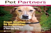 From Shelter to Superstar - Pet Partners.org · Once Elizabeth had the leash, Coco pulled so hard that he pulled her out onto the street and straight past the car where her husband