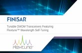 Tunable DWDM Transceivers Featuring Flextune¢â€‍¢ Wavelength Pluggable DWDM optical transceivers are a