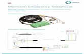 Memcom Emergency Telephone - Avire Global · 2019-03-04 · Memcom Emergency Telephone Wiring Loom Installation Guide compatible with Schindler lifts Wiring Diagram: Memcom to Schindler