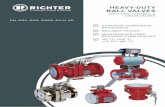 HEAVY-DUTY BALL VALVES · 2 KN, KNA, KNR, KA-N Heavy duty ball valves with ENVIPACK stem sealing The ball valve family, KN, excels by offering problem solutions from a modular system.
