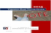 2015 Virginia Easy Voter Guide - VBgov.com · 2016-02-08 · • If you have a Virginia issued driver’s license or a DMV ID card, you can apply to register online at • You can