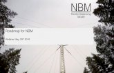 Roadmap for NBM...• NBM implies significant changes for market players, distribution system operators (DSOs) and other stakeholders • A successful an robust implementation depends