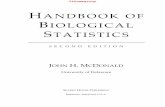 Handbook of Biological Statistics: Introduction liberary/Hand book... · Introduction Welcome to theHandbook of Biological Statistics!This online textbook evolved from a set of notes