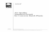 University of Texas School of Law - Air Quality …...The Texas Commission on Environmental Quality (TCEQ or commission) is issuing a new air quality standard permit for concrete batch