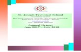 St. Joseph Technical Schoolonline.dbiti.in/WebDocument/36_AnnualReport2017-18.pdf5 Achievement 3: Completion of 1st batch CUMI - 7th November 2017 Achievements CUMI was our 12th industry