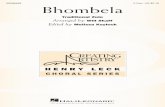Bhombela - Stanton'sand her publishers include Colla Voce, Galaxy, Chorister’s Guild, and Hal Leonard. pg2.indd 1 10/29/18 4:42 PM For Preview Only .