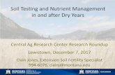 Soil Testing and Nutrient Management in and after Dry Yearslandresources.montana.edu/soilfertility/documents/...Soil Testing and Nutrient Management in and after Dry Years. Questions