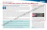 Medication errors during insulinadministration for …...February 8, 2018 Volume 23 Issue 3 Medication errors during insulinadministration for patients with hyperkalemia Hyperkalemia