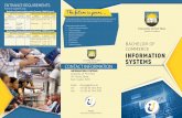 BACHELOR OF COMMERCE INFORMATION SYSTEMS · 2019-09-04 · an information system. Descriptions Ÿ Systems Development Project – In this course, students engage in and complete a