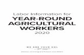 Labor Information for Year-Round Agricultural Workers (2020) · Se les exige a los empleadores agrícolas, y en ciertas condiciones a los líderes de cuadrillas de trabajadores agrícolas,
