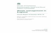 Waste management in England · 2015-09-18 · Waste management in England 5 1 Introduction 1. About 177 million tonnes of waste is thrown away every year in England.1 In 2012/13,