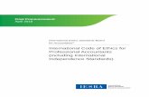 International Code of Ethics for Professional Accountants … · 2018-04-09 · setting highquality ethics standards for professional accountants worldwide and by facilitating the