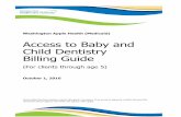 Access to Baby and Child Dentistry (ABCD) Billing Guide · 2016-09-26 · Access to Baby and Child Dentistry Billing Guide (For clients through age 5) October 1, 2016 Every effort