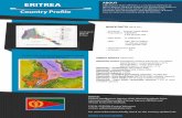 Eritreaagid.theargeo.org/newagid/site/files/Eritrea.pdf · 2017-01-18 · ERITREA Country Pro˜le O˜cially the State of Eritrea, is a country in the Horn of Africa. With its capital