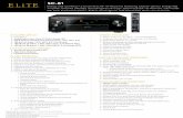 SC-81 - Pioneer Electronics USA · 2014-07-23 · SC-81 Integrated Technologies SC-81 Energy Star Certified 7.2-Channel ELITE® AV Receiver Featuring Class D3 (Direct Energy HD) Amplifier,