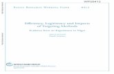 Efficiency, Legitimacy and Impacts of Targeting Methodsdocuments.worldbank.org/curated/en/387791524060631076/pdf/WPS8412.pdfArthur Alik‐Lagrange, Robin Audy, Phillippe Leite, Brad