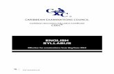 CARIBBEAN EXAMINATIONS COUNCILcxc.org/SiteAssets/syllabusses/CSEC/CSEC_English.pdfSyllabus objectives are organised under and expression in order to guide curriculum understanding