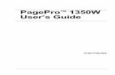 PagePro 1350W Ž User™s Guide · 2016-02-16 · 12 Displaying Printer Driver Settings Displaying Printer Driver Settings Displaying Settings under Windows XP 1 From the Start menu,