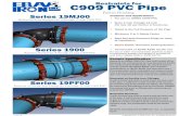 Restraints for C909 PVC Pipe - EBAA Restraints.pdf · Restraints for C909 PVC Pipe Patent Pending Features and Applications: • For use on AWWA C909 PVC • Sizes 4 inch through