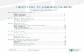 Meeting Planner Guide - Greater Tacoma Convention and ...€¦ · The Sales Department serves as a Meeting Planner’s first contact with the Greater Tacoma Convention Center. Most