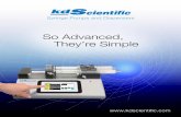 So Advanced, They’re Simple · Allegro™ Peristaltic Pump System 44–47 High Performance Peristaltic Pump Syringes and Accessories 48–54 Stainless Steel, Glass, GASTIGHT® and