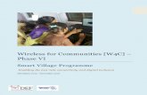 Wireless for Communities [W4C] – Phase VI - Internet Society€¦ · Wireless for Communities [W4C] – Phase VI ... PROJECT SUMMARY Programme name Wireless for Communities Project